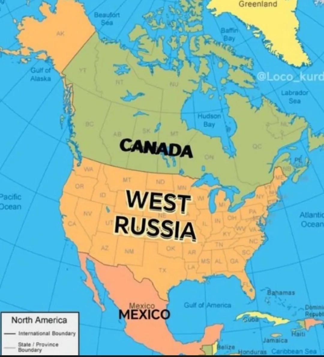 North America Territory Map