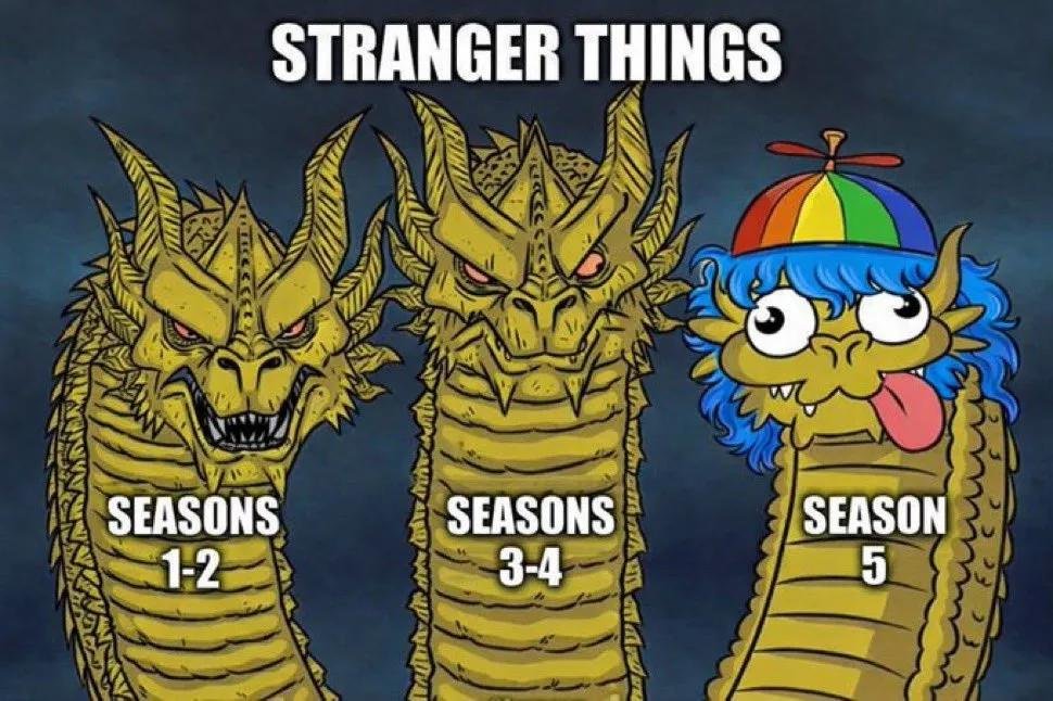 Three Dragons Compare Stranger Things Seasons
