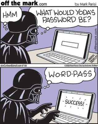 Darth Vader's Password Woes
