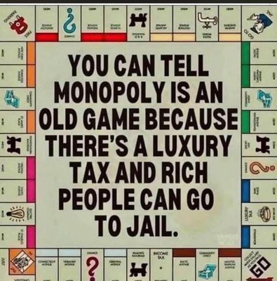 Monopoly's Rich Go To Jail